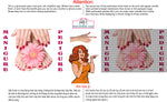 Pedicure & Manicure 07 Perforated Mesh One Way Vision Window Vinyl Nail Salon Sign See-Through Horizontal