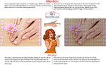 Pedicure & Manicure 01 Perforated Mesh One Way Vision See-Through Window Vinyl Salon Sign Horizontal