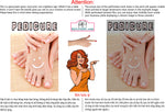 Pedicure 15 Perforated Mesh One Way Vision See-Through Window Vinyl Nail Salon Sign Vertical