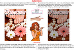 Pedicure 16 Perforated Mesh One Way Vision See-Through Window Vinyl Nail Salon Sign Vertical