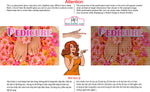 Pedicure 17 Perforated Mesh One Way Vision See-Through Window Vinyl Nail Salon Sign Horizontal