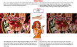 Pedicure 05 Perforated Mesh One Way Vision See-Through Window Vinyl Nail Salon Sign Horizontal