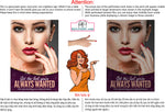 Permanent 16 Perforated Mesh One Way Vision See-Through Window Vinyl Makeup Eyebrows Lips Salon Sign Microblading Vertical