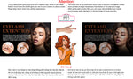 Permanent 20 Perforated Mesh One Way Vision See-Through Window Vinyl Makeup Eyebrows Lips Salon Sign Microblading Horizontal