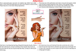 Permanent 02 Perforated Mesh One Way Vision See-Through Window Vinyl Makeup Eyebrows Lips Salon Sign Microblading  Vertical