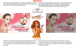 Permanent 30 Perforated Mesh One Way Vision See-Through Window Vinyl Makeup Eyebrows Lips Salon Sign Microblading Horizontal