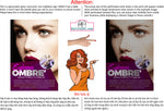 Permanent 32 Perforated Mesh One Way Vision See-Through Window Vinyl Makeup Eyebrows Ombre Salon Sign Microblading Vertical