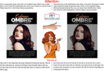 Permanent 33 Perforated Mesh One Way Vision See-Through Window Vinyl Eyebrows Ombre Salon Sign Microblading Vertical