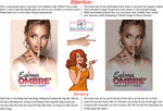 Permanent 36 Perforated Mesh One Way Vision See-Through Window Vinyl Eyebrows Ombre Salon Sign Microblading Vertical