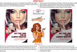 Permanent 44 Perforated Mesh One Way Vision See-Through Window Vinyl Eyebrows Makeup Sign Microblading Vertical