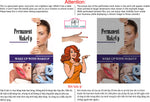 Permanent 48 Perforated Mesh One Way Vision See-Through Window Vinyl Eyebrows Makeup Sign Microblading Vertical
