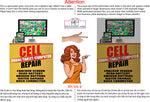 Phone Repair 07 Perforated Mesh One Way Vision See Through Window Vinyl Buy Smart Fix Cell Tablet Sign Salon Vertical