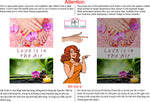 Quote 10 Perforated Mesh One Way Vision See-Through Window Vinyl Salon Love is in the Air Vertical