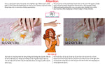 Solar 09 Perforated Mesh One Way Vision See-Through Window Vinyl Nail Salon Sign Horizontal