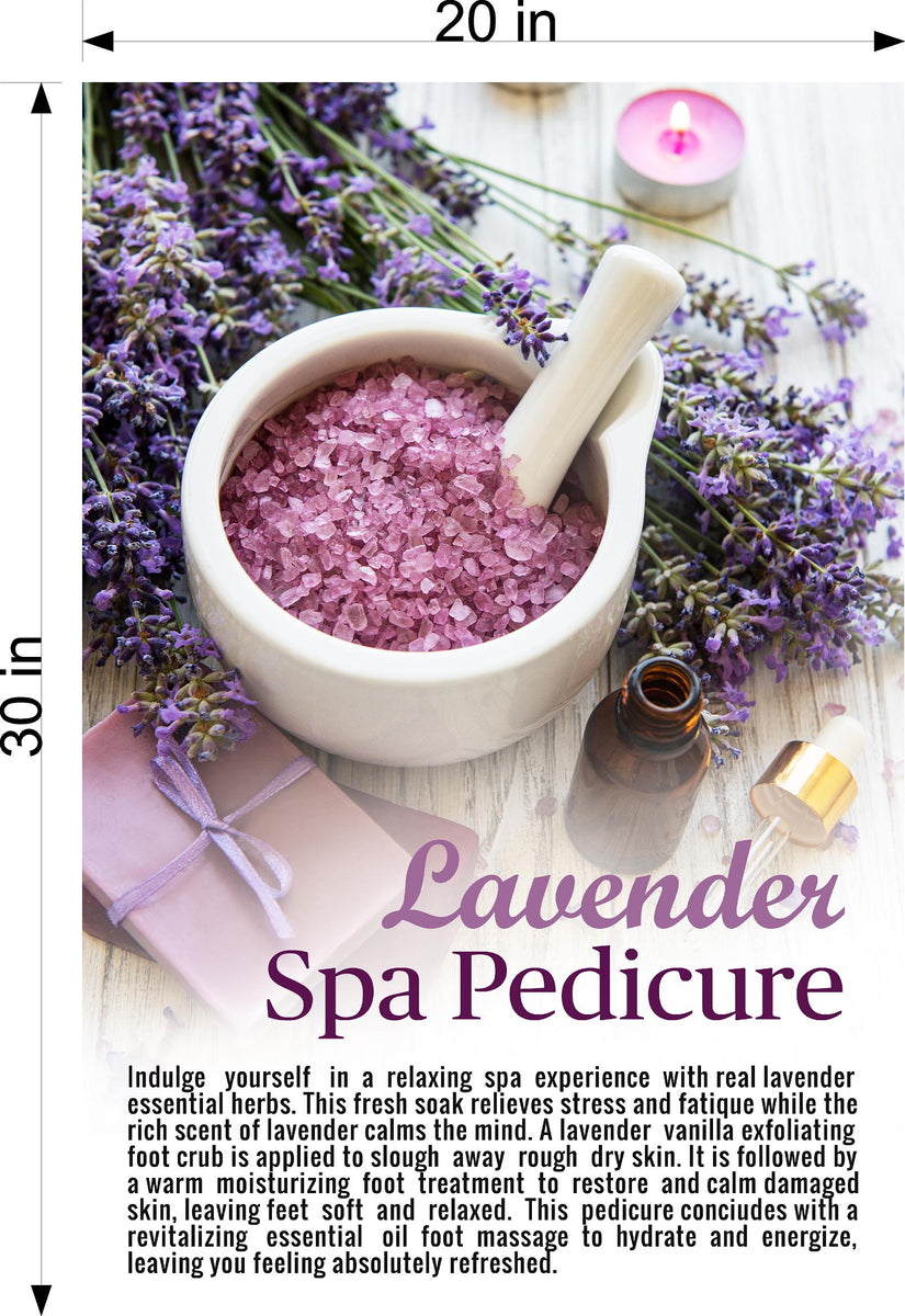 Spa 22 Window Decal Interior/Exterior Massage | NAILSIGNS.com – Nail Signs