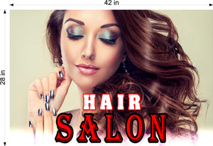 Hair Salon 04 Photo-Realistic Paper Poster Interior Inside Sign Non-Laminated Horizontal