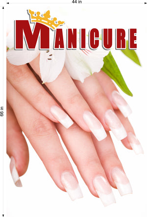 Manicure 19 Photo-Realistic Paper Poster Premium Interior Inside Sign Advertising Marketing Wall Window Non-Laminated Vertical