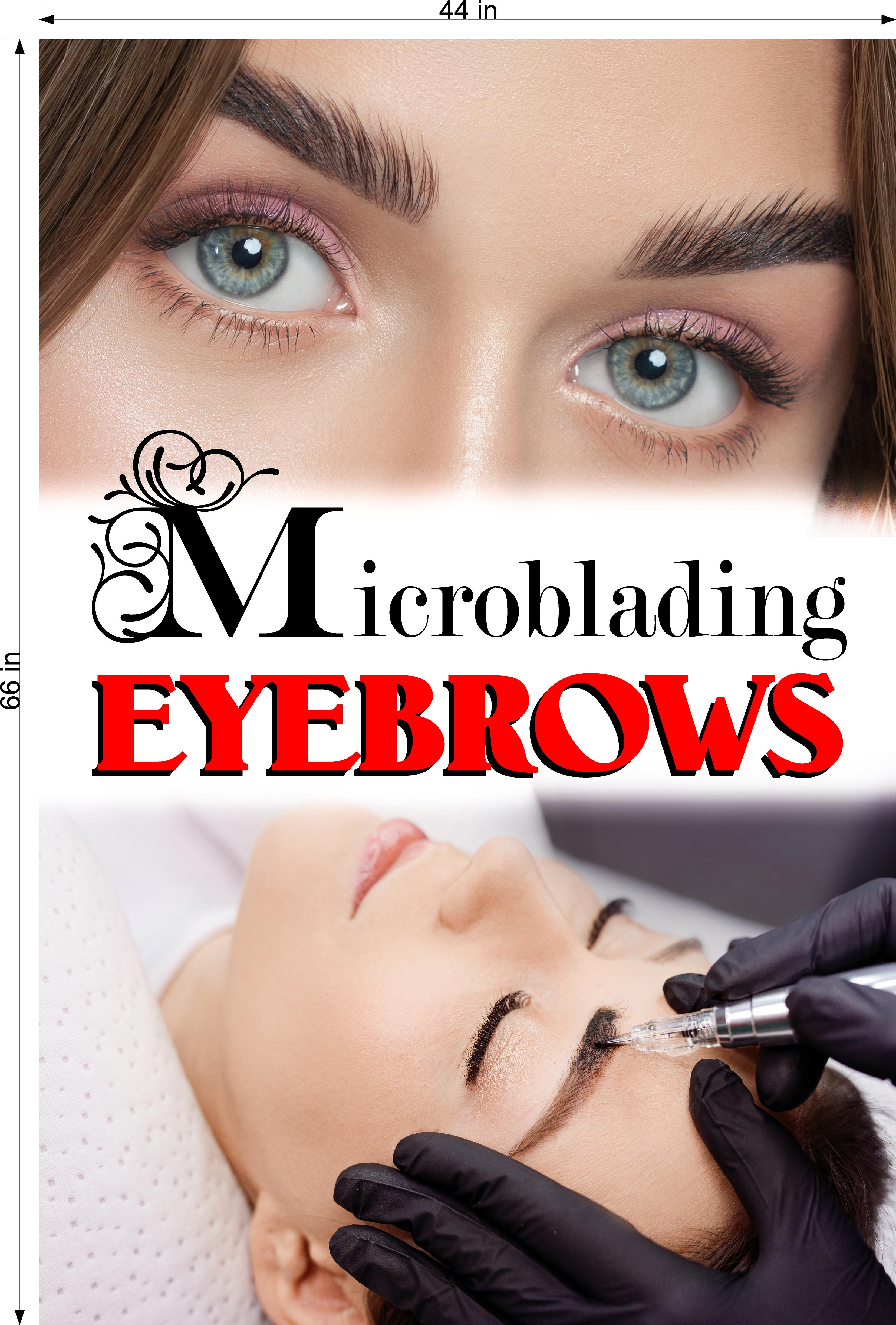 Microblading 16 Photo-Realistic Paper Poster Non-Laminated Permanent Vertical