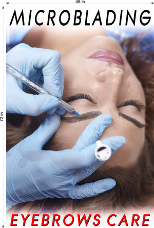 Microblading 07 Photo-Realistic Paper Poster Non-Laminated Permanent Tattoo Vertical