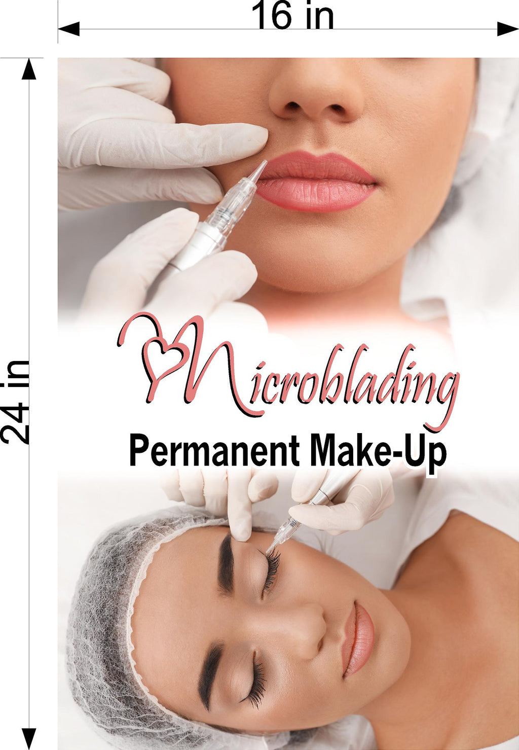 Microblading 15 Photo-Realistic Paper Poster Non-Laminated Vertical
