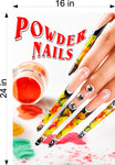 Dip Powder 06 Photo-Realistic Paper Poster Premium Interior Inside Sign Non-Laminated Nail Salon Vertical