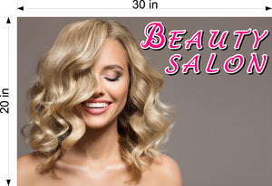 Hair Salon 10 Photo-Realistic Paper Poster Interior Inside Sign Non-Laminated Horizontal