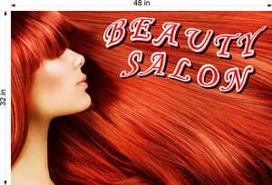 Hair Salon 09 Photo-Realistic Paper Poster Interior Inside Sign Non-Laminated Horizontal