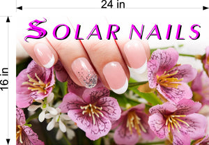 Solar 10 Wallpaper Fabric Poster Decal with Adhesive Backing Wall Sticker Decor Nail Salon Sign Horizontal