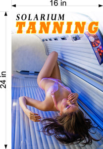 Tanning 03 Photo-Realistic Paper Poster Interior Sign Wall Window Non-Laminated Vertical