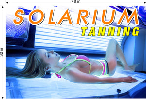 Tanning 07 Photo-Realistic Paper Poster Premium Interior Inside Sign Wall Window Non-Laminated Horizontal