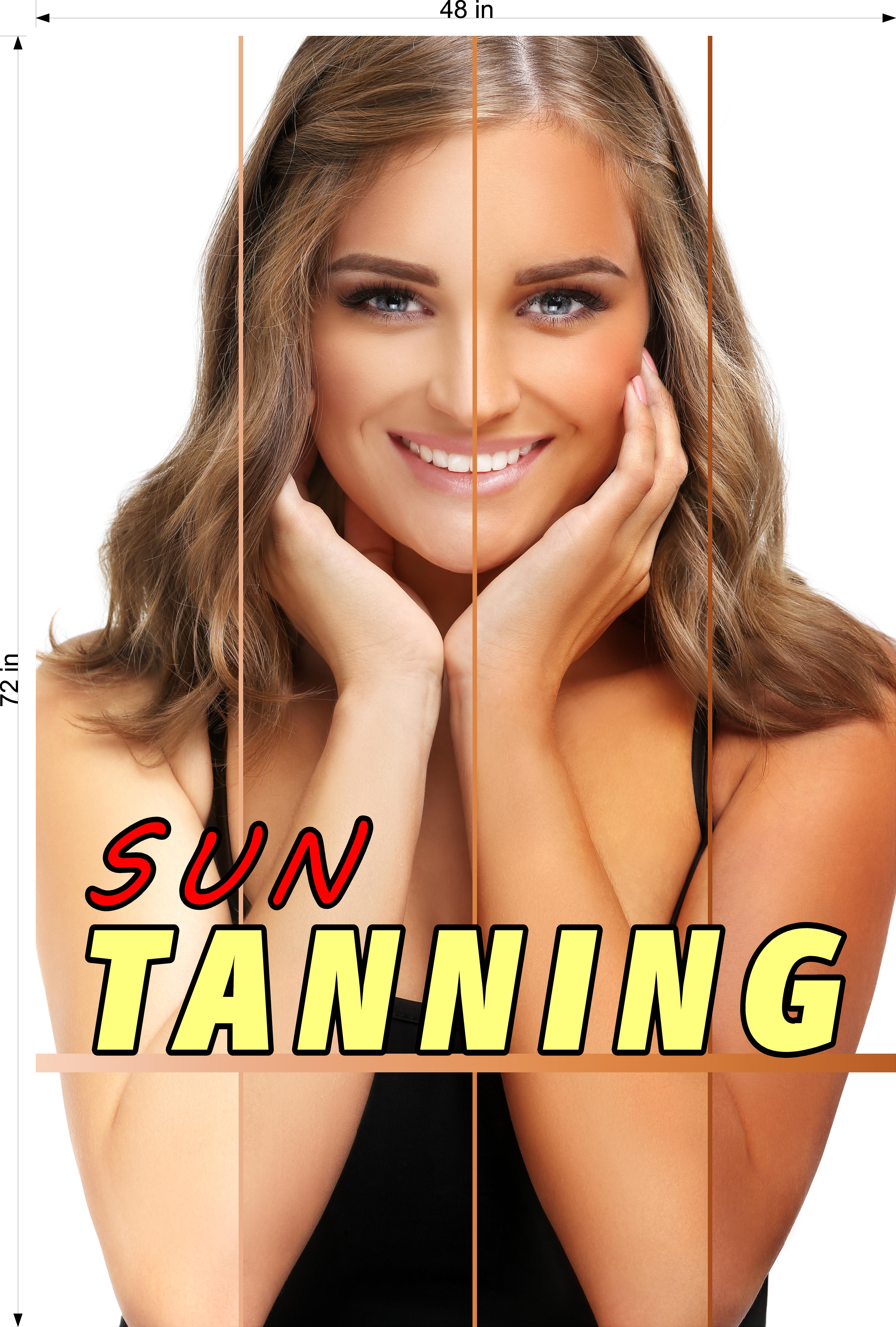 Tanning 01 Photo-Realistic Paper Poster Premium Interior Inside Sign Wall Window Non-Laminated Vertical