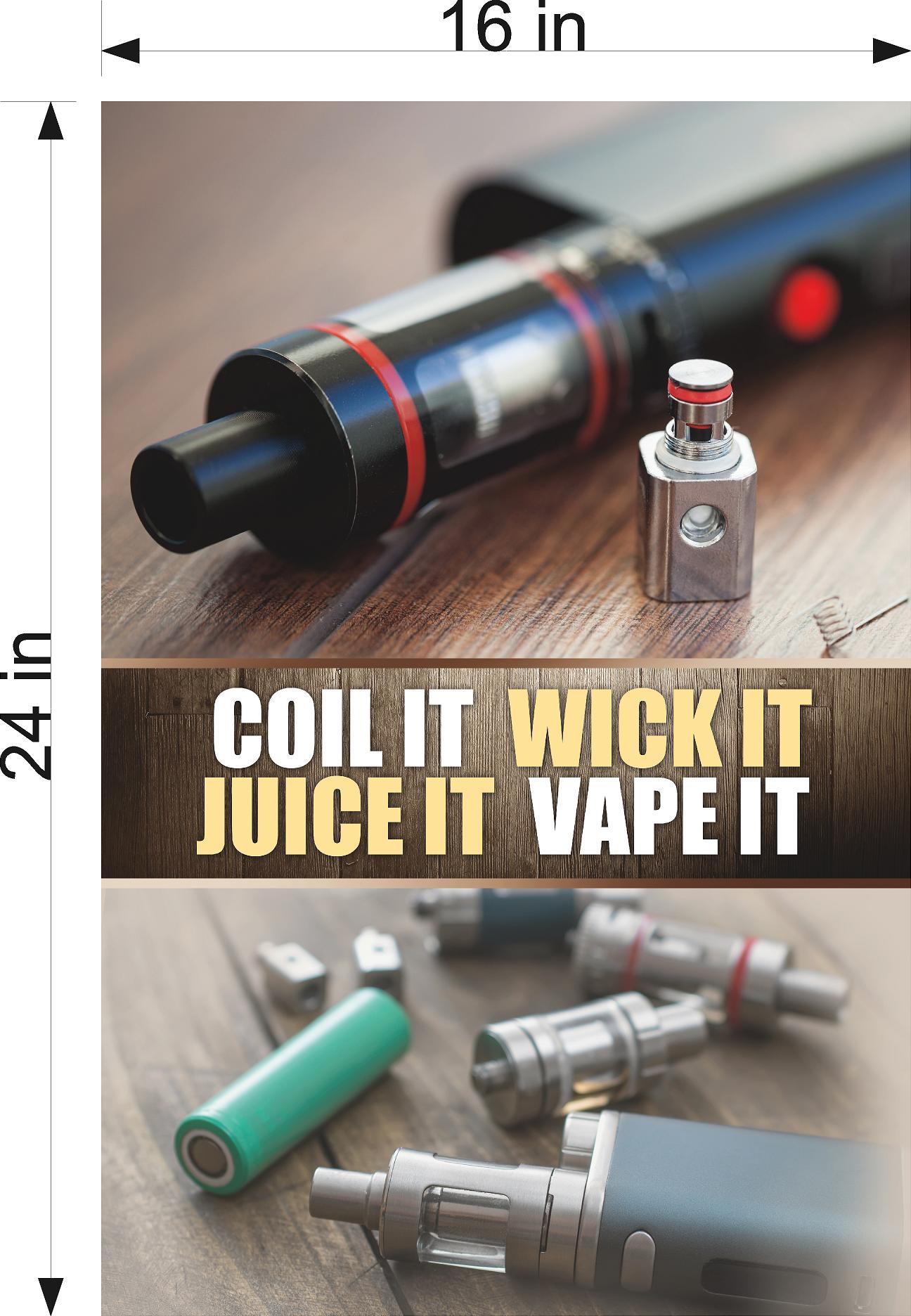 Vape 01 Vertical Photo-Realistic Paper Poster | NAILSIGNS.com Nail Signs Vape 01 Vertical Photo-Realistic Paper Poster | NAILSIGNS.com Nail Signs