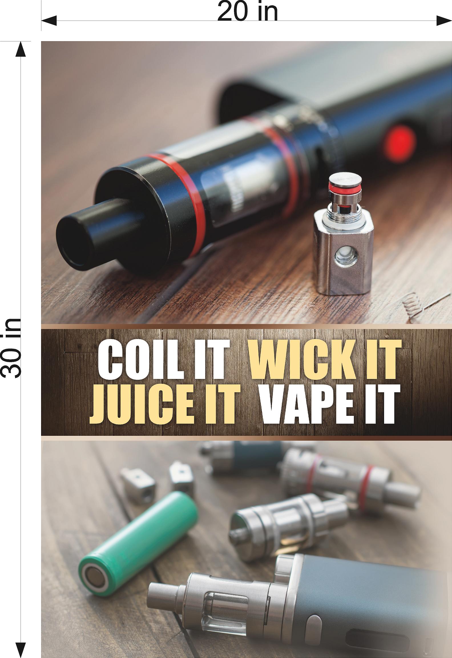 Vape 01 Vertical Photo-Realistic Paper Poster | NAILSIGNS.com Nail Signs Vape 01 Vertical Photo-Realistic Paper Poster | NAILSIGNS.com Nail Signs