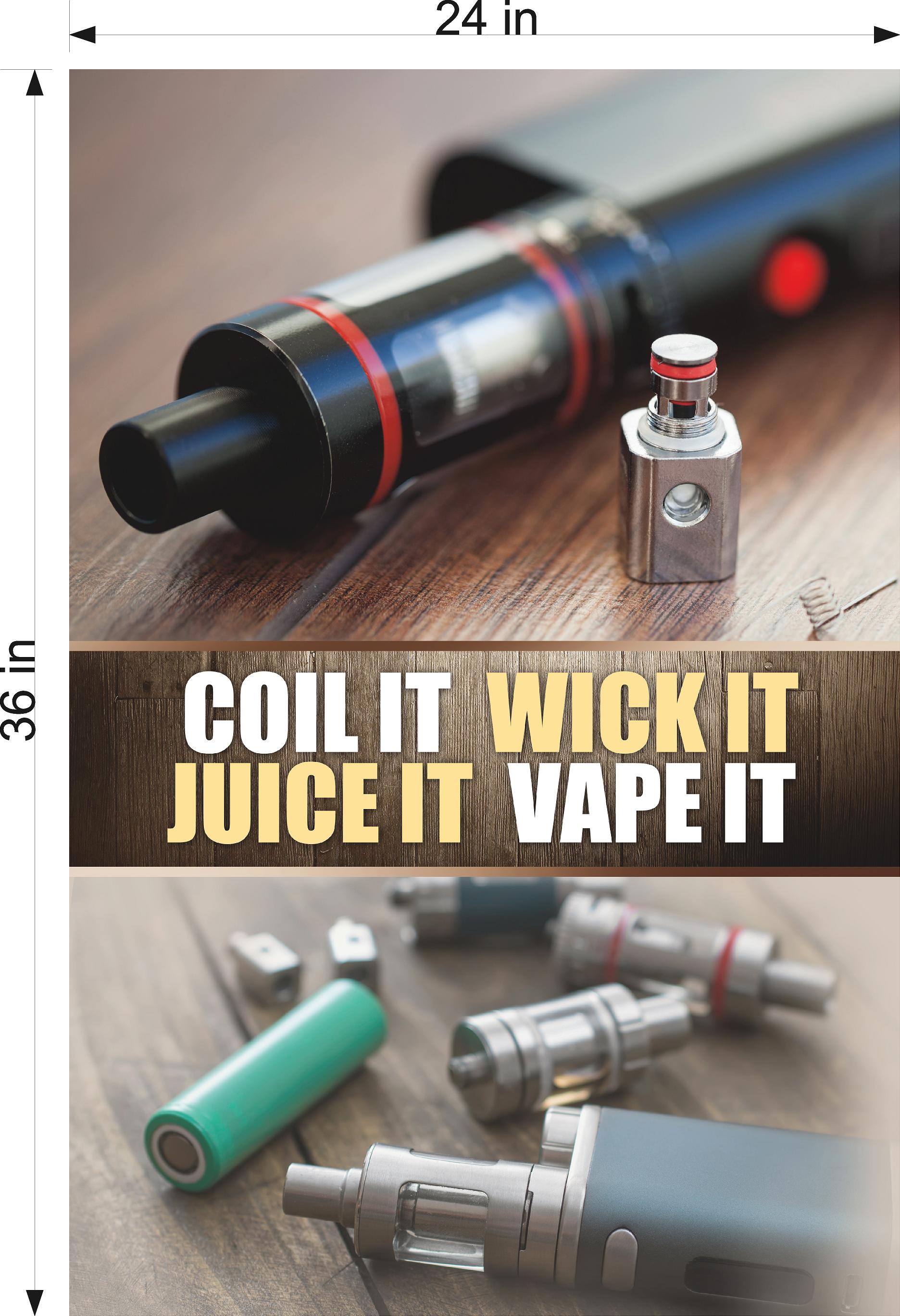 Vape 01 Vertical Photo-Realistic Paper Poster | NAILSIGNS.com Nail Signs Vape 01 Vertical Photo-Realistic Paper Poster | NAILSIGNS.com Nail Signs