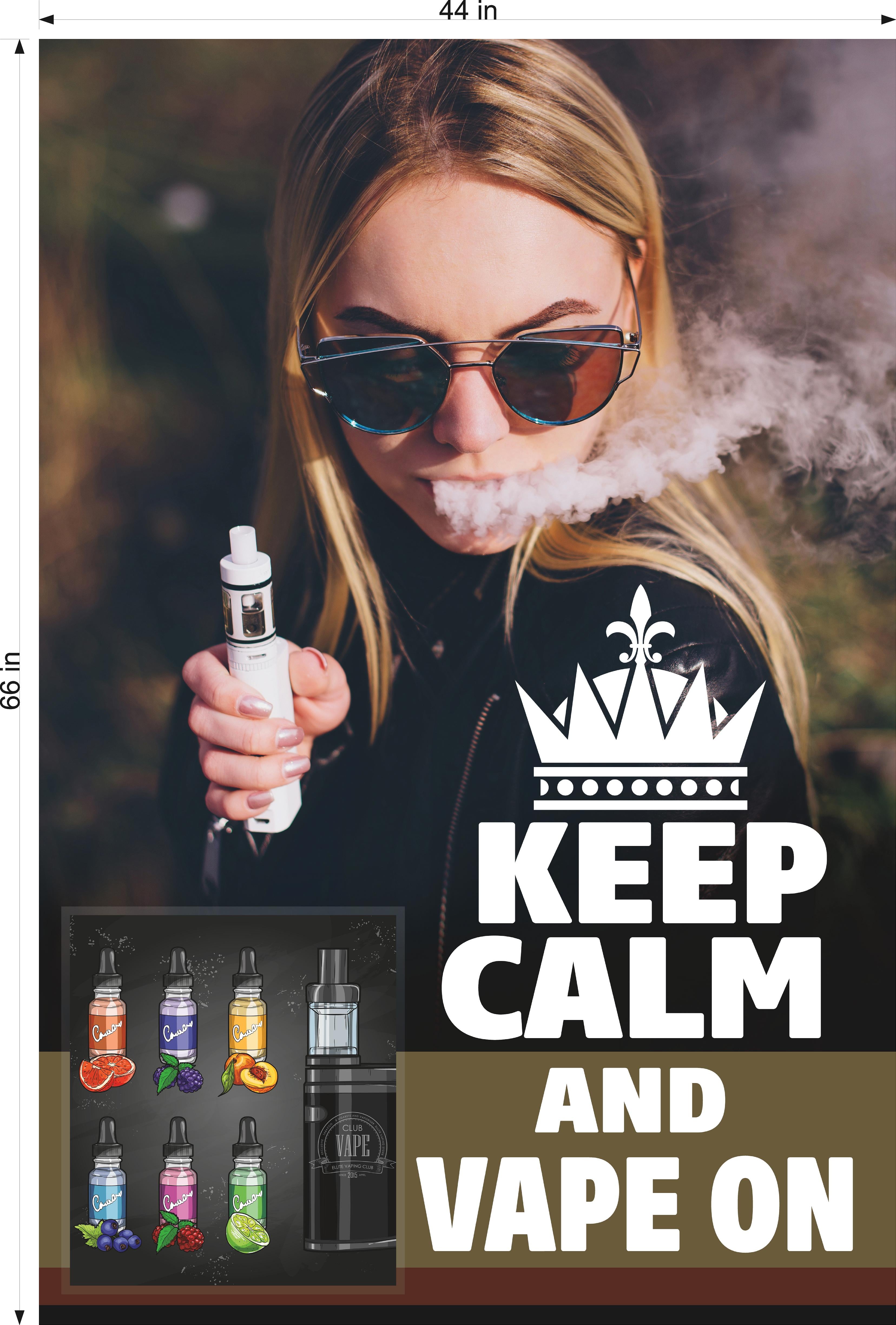 Vape 05 Vertical Photo-Realistic Paper Poster | NAILSIGNS.com 66" x 44" Vape 05 Vertical Photo-Realistic Paper Poster | NAILSIGNS.com 66" x 44"