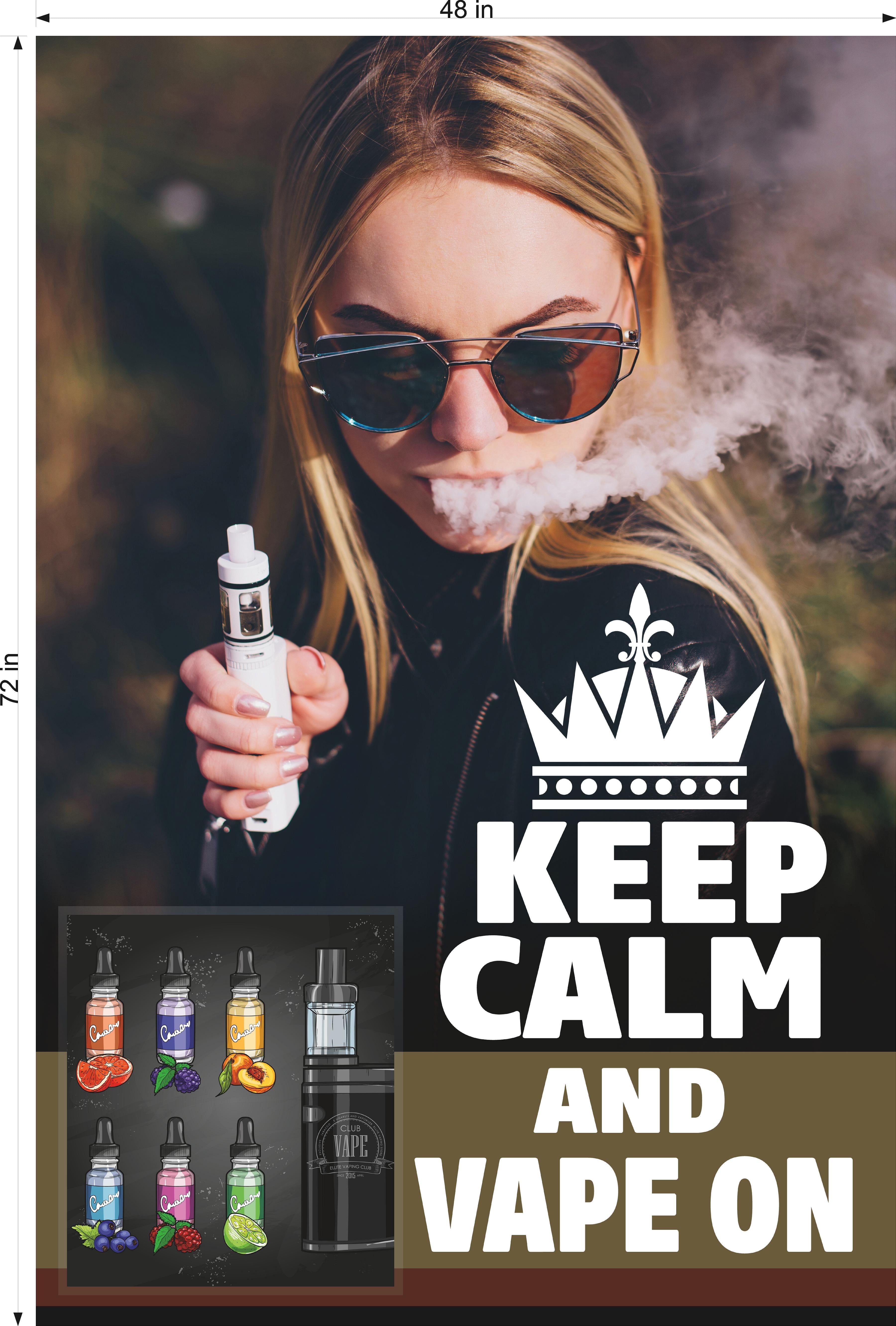 Vape 05 Vertical Photo-Realistic Paper Poster | NAILSIGNS.com 72" x 48" Vape 05 Vertical Photo-Realistic Paper Poster | NAILSIGNS.com 72" x 48"
