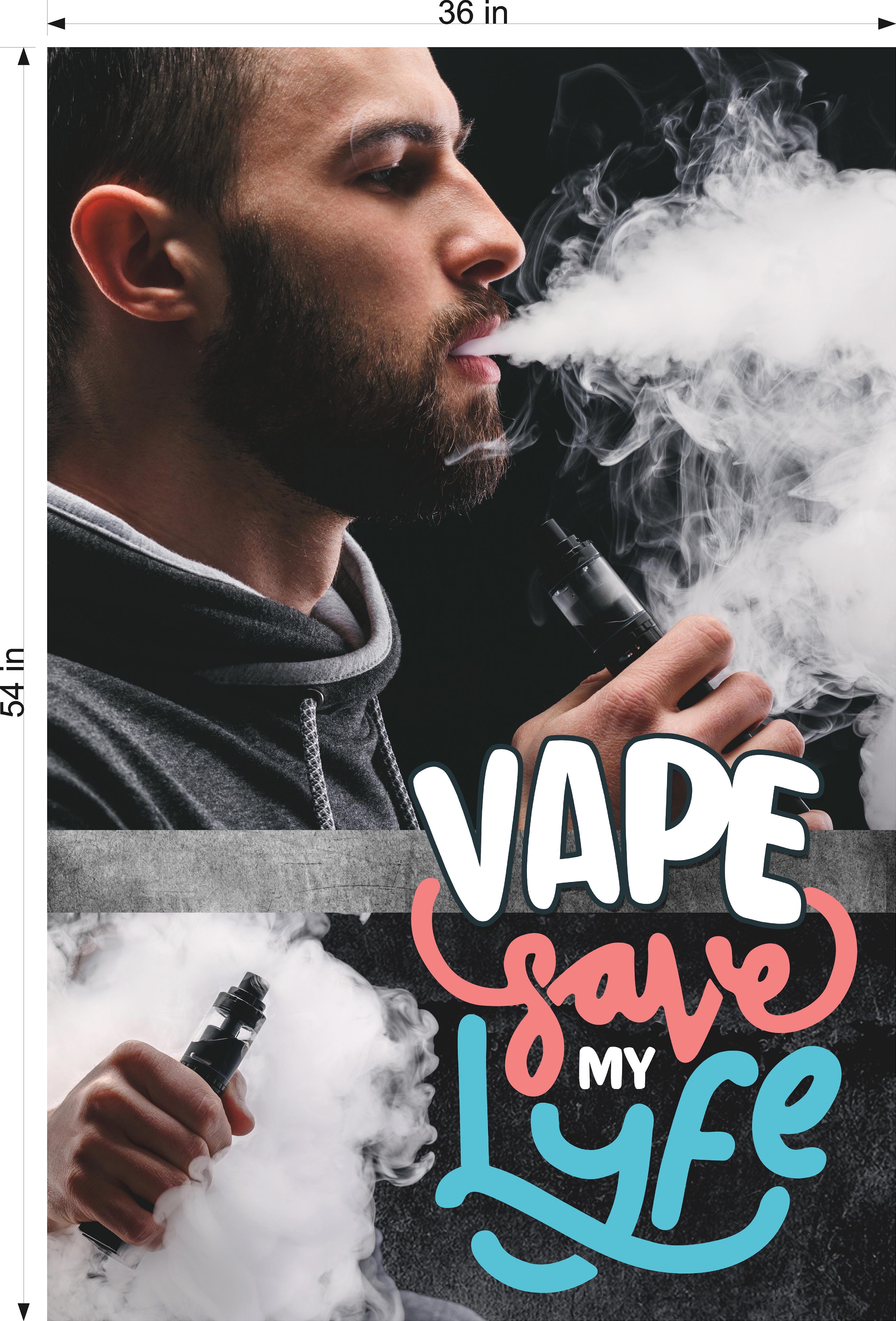 Vape 07 Vertical Photo-Realistic Paper Poster | NAILSIGNS.com 54" x 36" Vape 07 Vertical Photo-Realistic Paper Poster | NAILSIGNS.com 54" x 36"