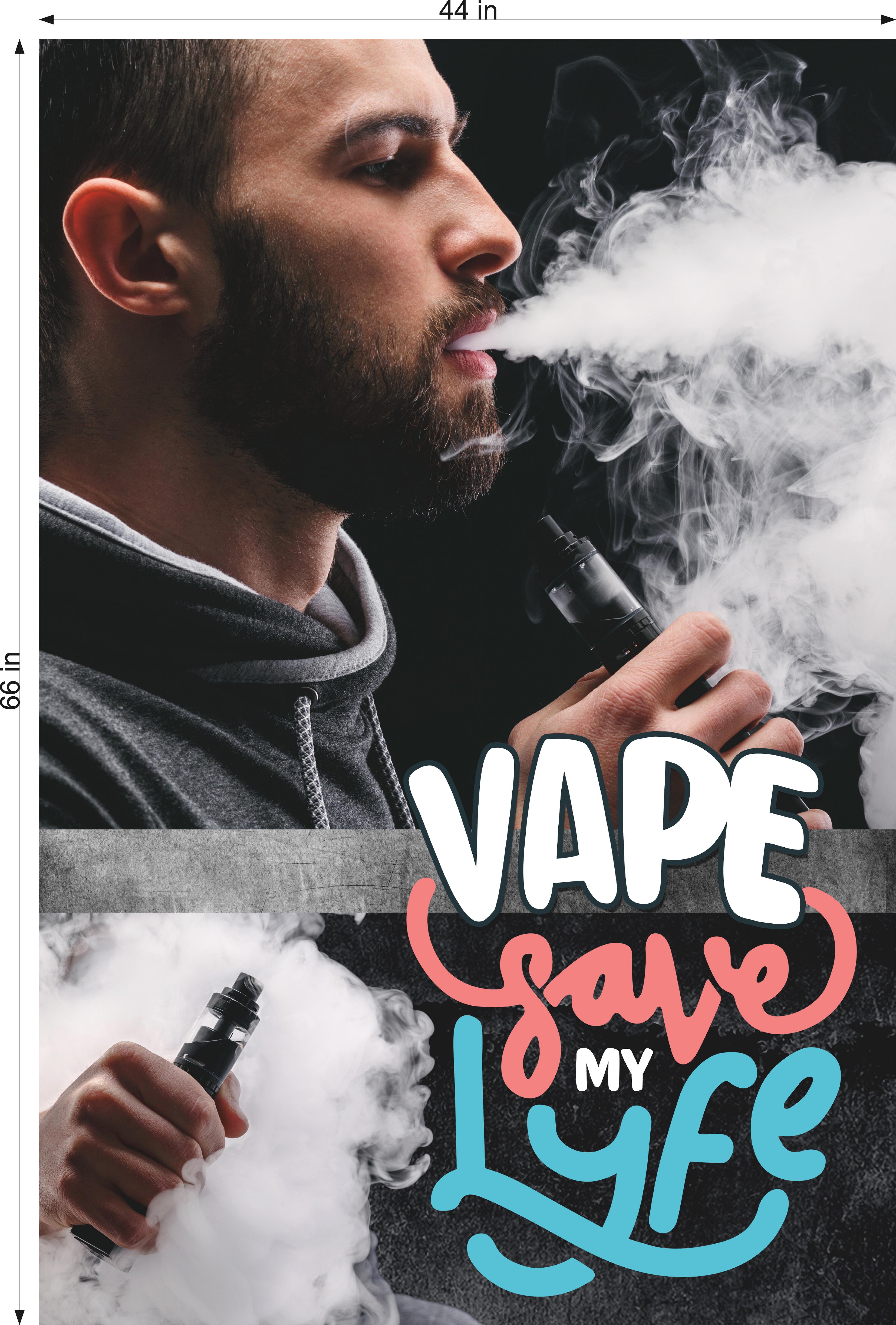 Vape 07 Vertical Photo-Realistic Paper Poster | NAILSIGNS.com 66" x 44" Vape 07 Vertical Photo-Realistic Paper Poster | NAILSIGNS.com 66" x 44"