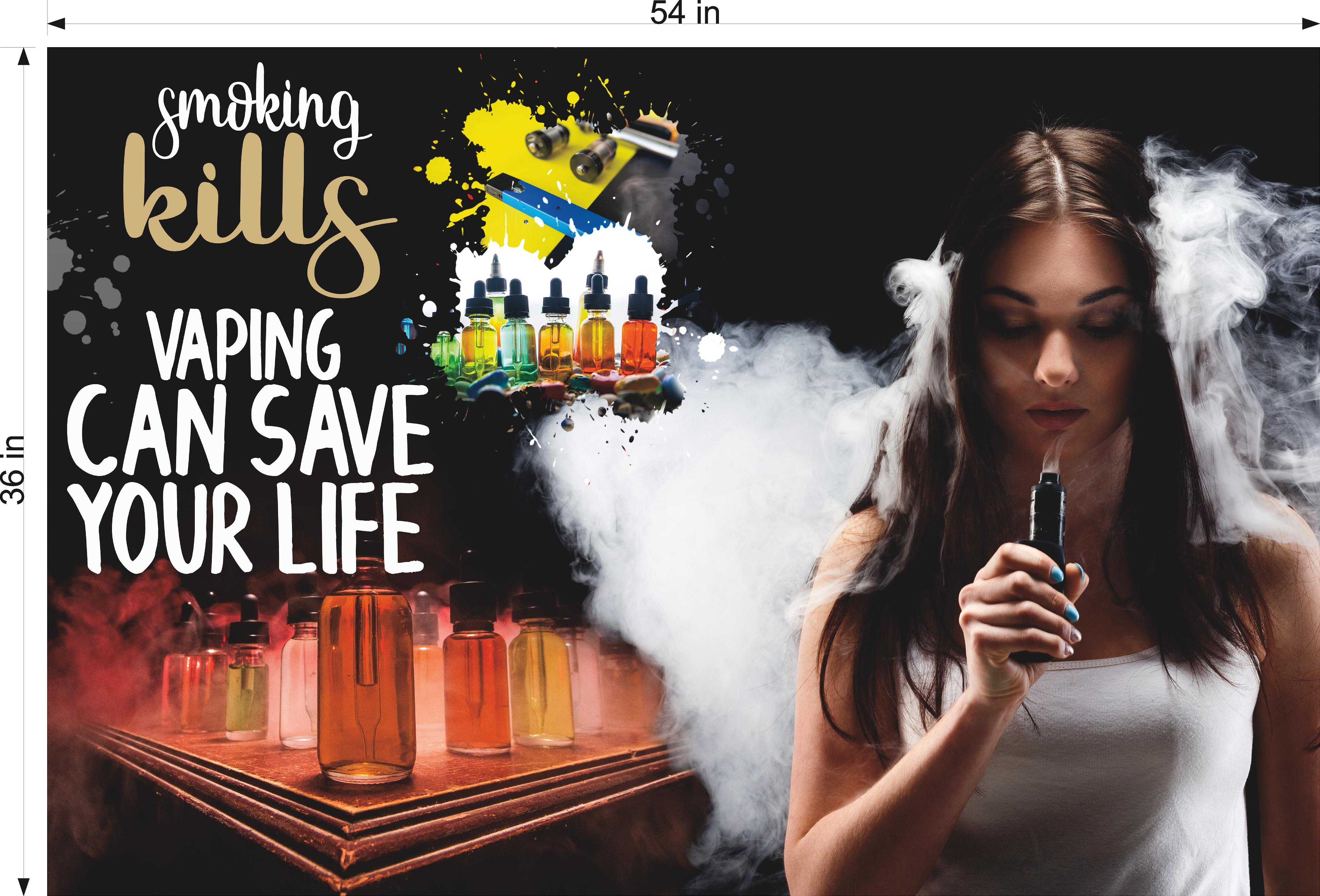 Vape 10 Horizontal Photo-Realistic Paper Poster | NAILSIGNS.com 54" x 36" Vape 10 Horizontal Photo-Realistic Paper Poster | NAILSIGNS.com 54" x 36"