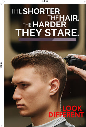 Barber 05 Photo-Realistic Paper Poster Interior Sign Wall Window Non-Laminated Man Men Boy Beard Haircut Vertical