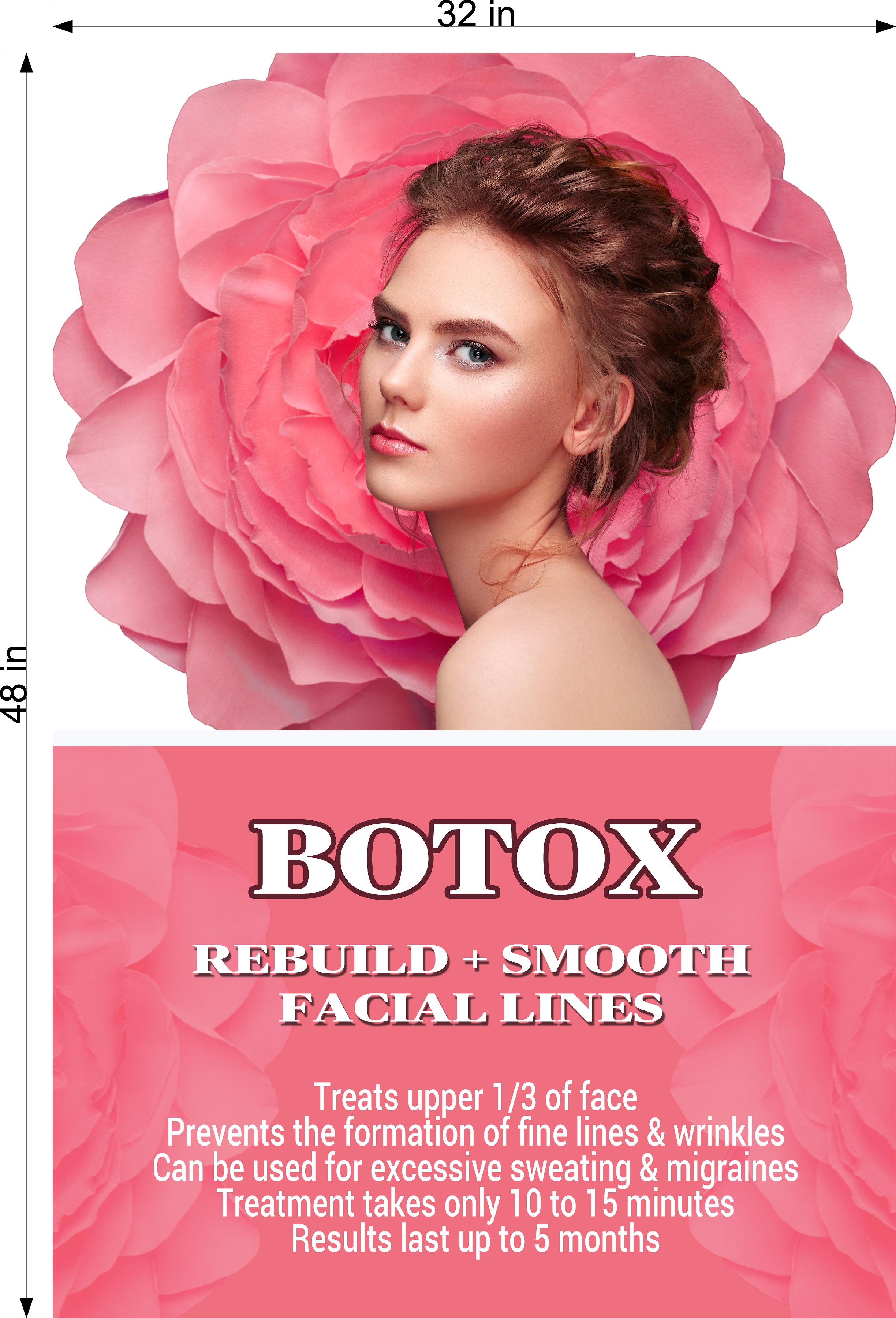 Botox 05 Photo-Realistic Paper Poster Premium Interior Inside Sign Advertising Marketing Wall Window Non-Laminated Vertical