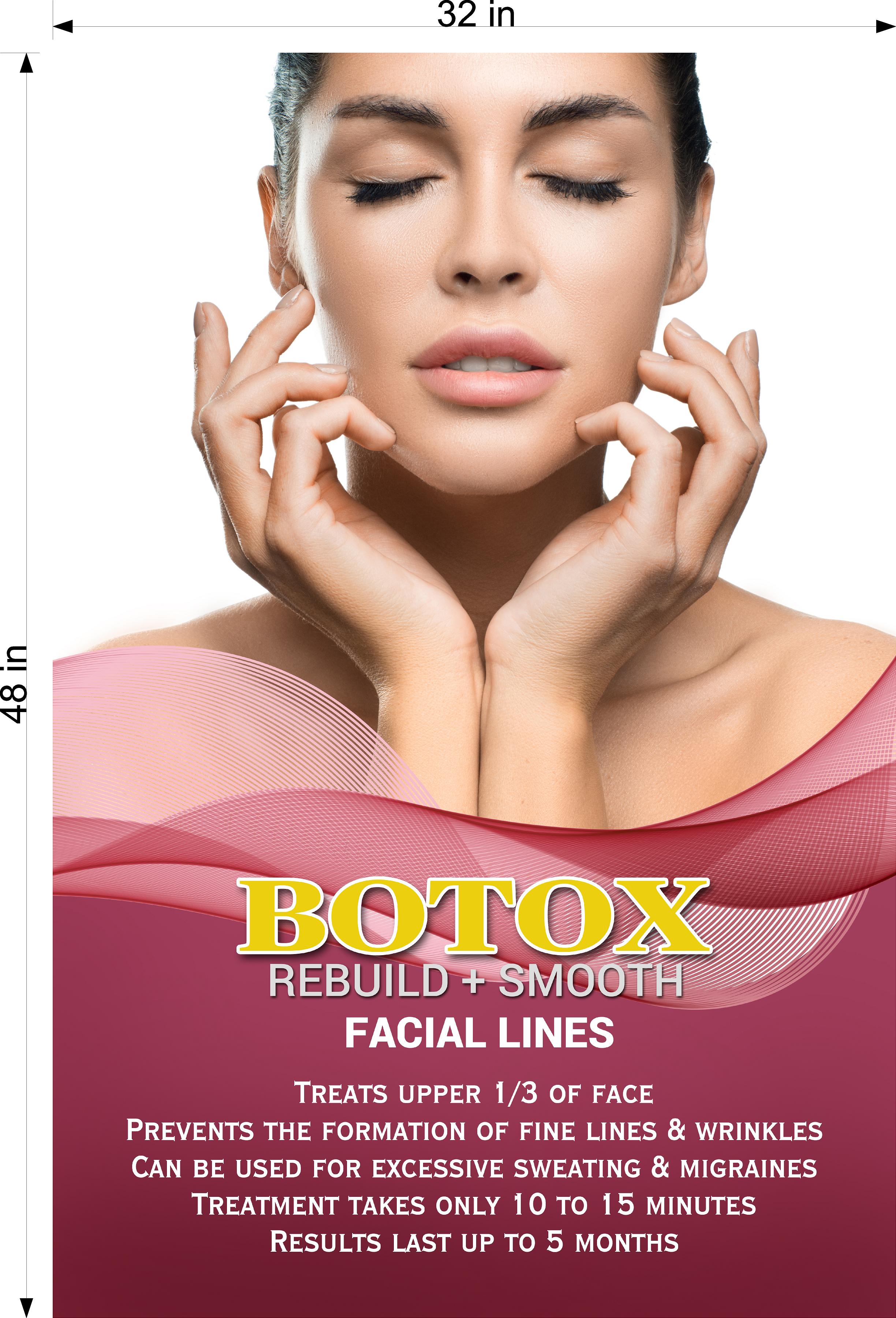 Botox 11 Photo-Realistic Paper Poster Premium Interior Inside Sign Advertising Marketing Wall Window Non-Laminated Vertical