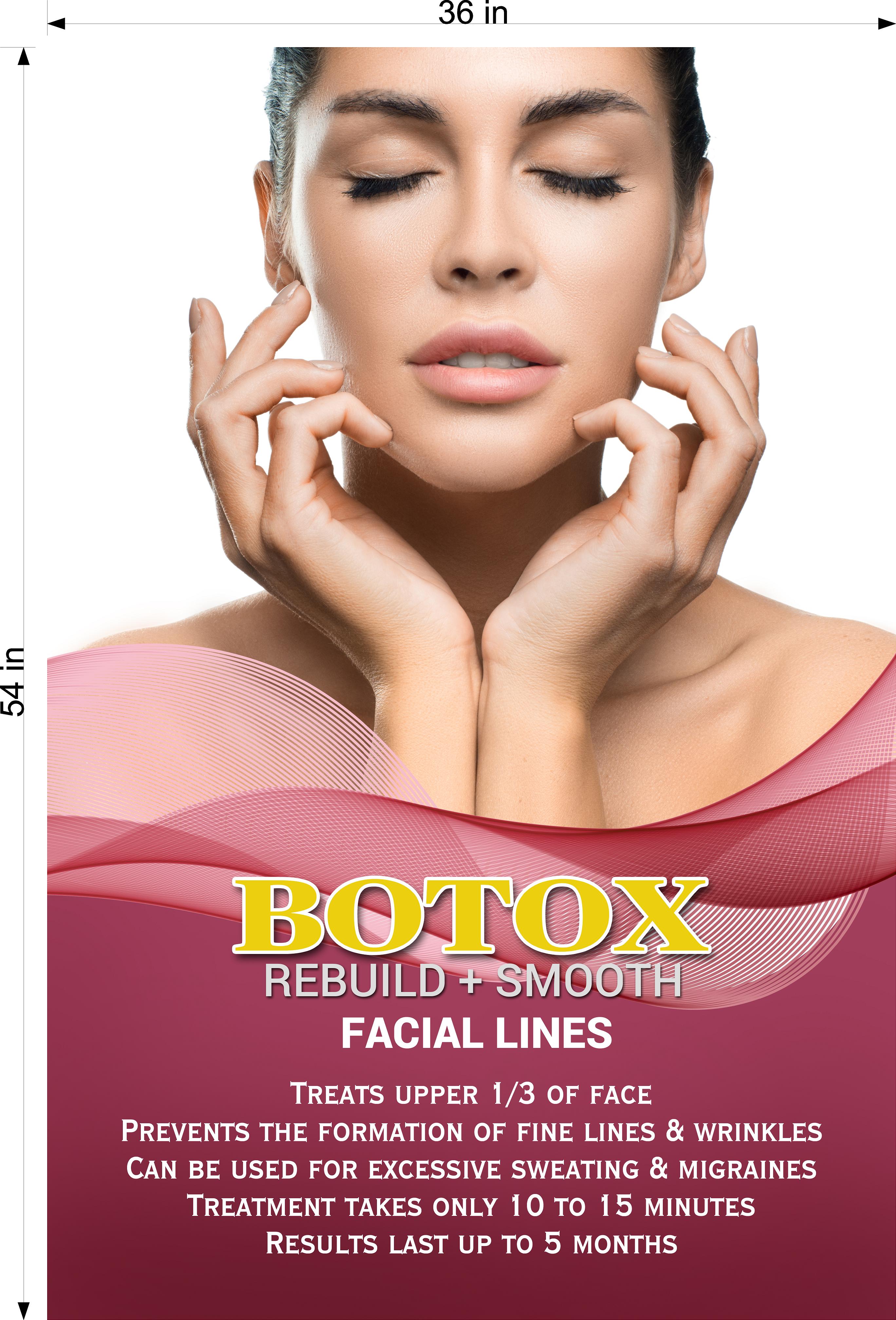 Botox 11 Photo-Realistic Paper Poster Premium Interior Inside Sign Advertising Marketing Wall Window Non-Laminated Vertical