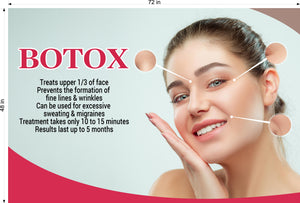 Botox 09 Photo-Realistic Paper Poster Premium Interior Inside Sign Advertising Marketing Wall Window Non-Laminated Horizontal