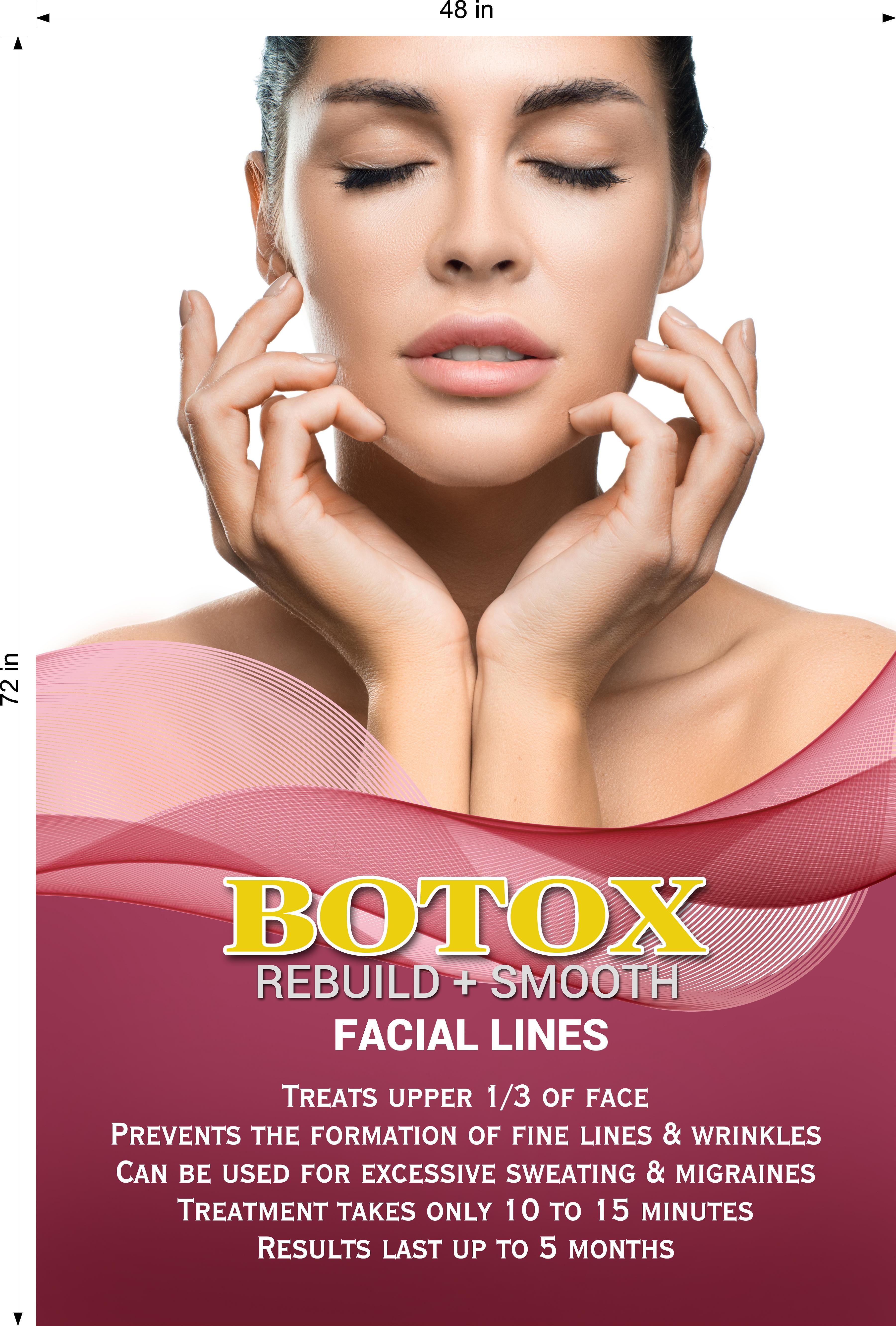 Botox 11 Photo-Realistic Paper Poster Premium Interior Inside Sign Advertising Marketing Wall Window Non-Laminated Vertical