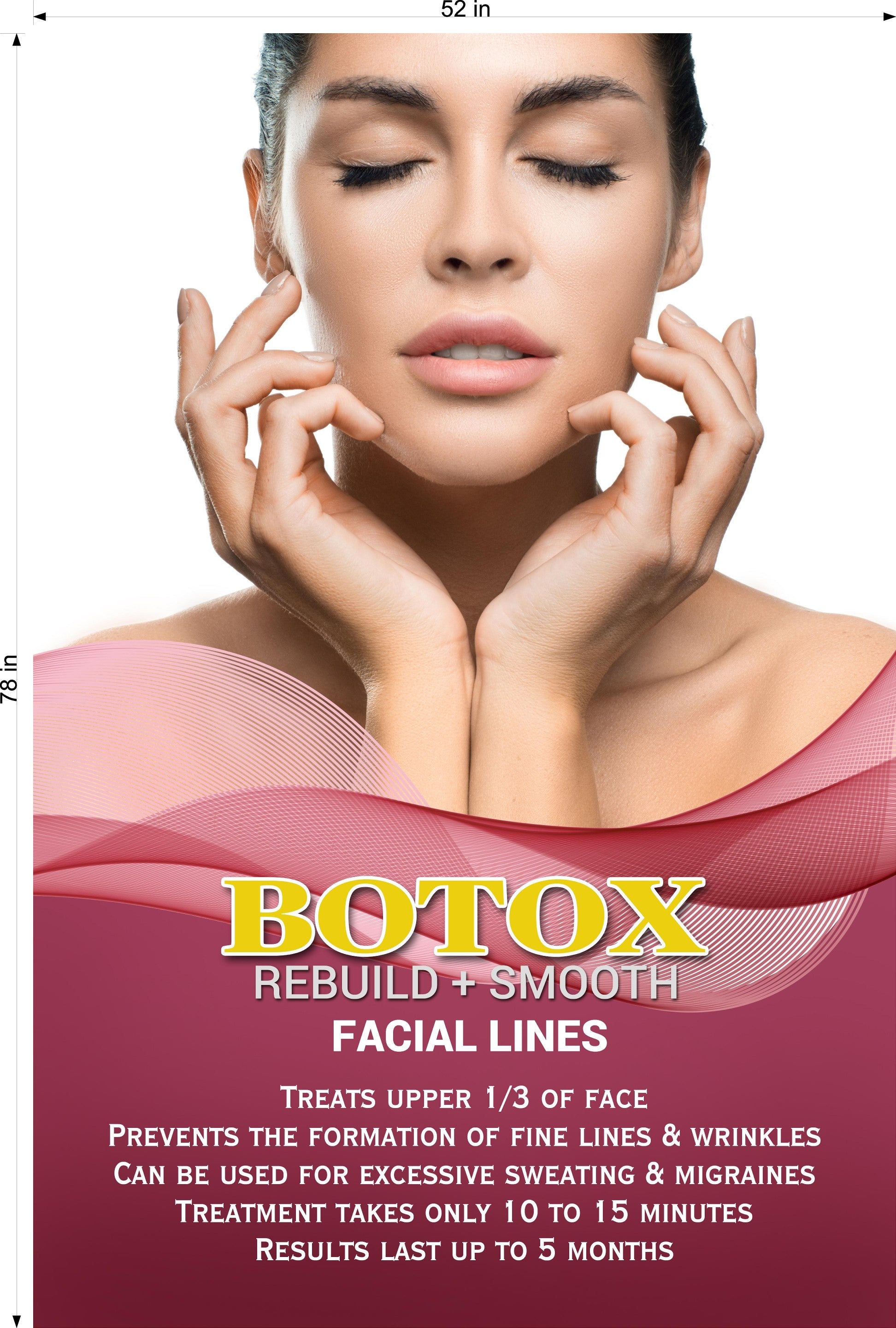 Botox 11 Photo-Realistic Paper Poster Premium Interior Inside Sign Advertising Marketing Wall Window Non-Laminated Vertical