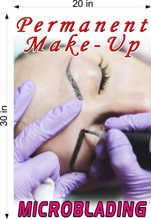 Microblading 05 Photo-Realistic Paper Poster Non-Laminated Permanent Make-Up Vertical