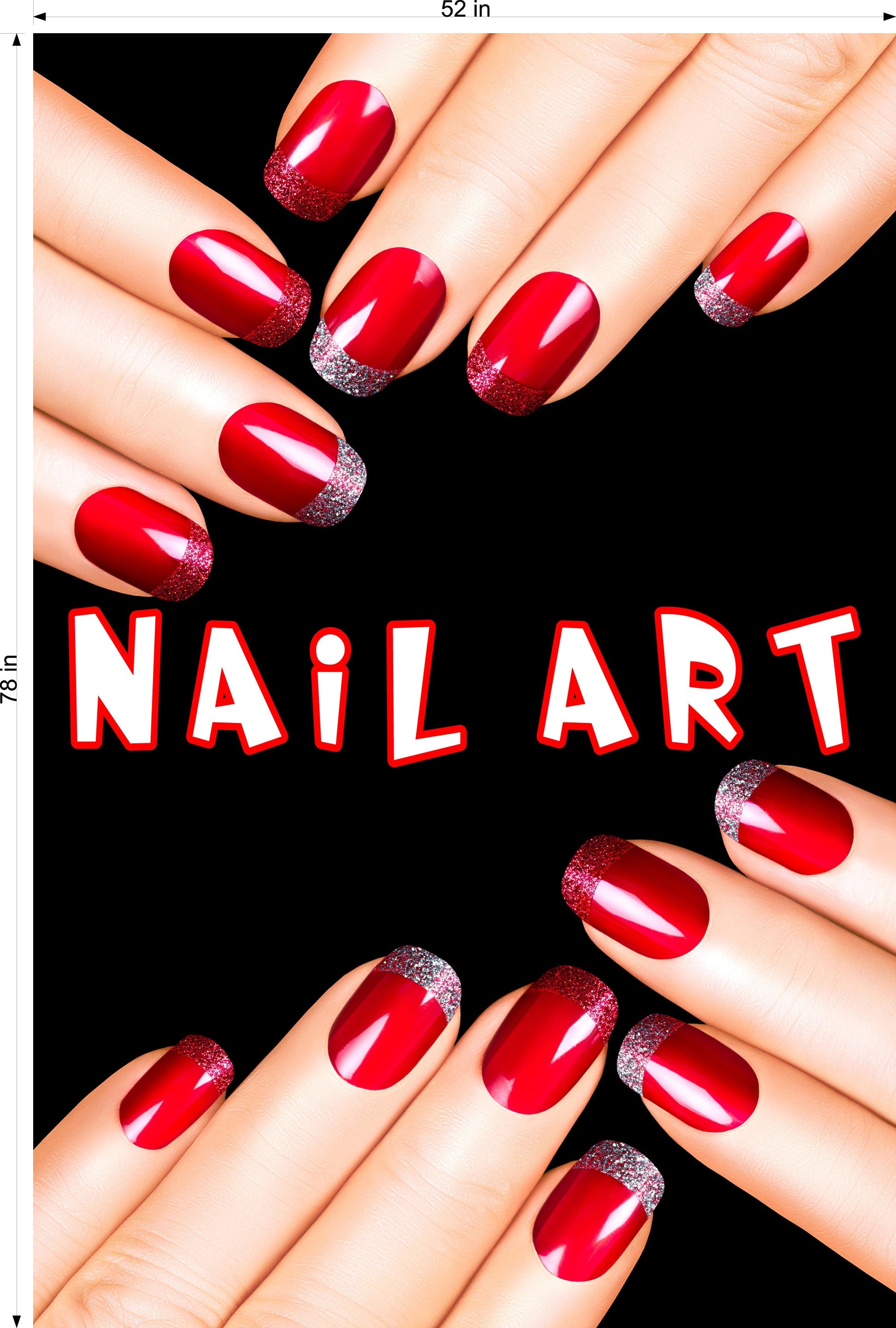 Manicure advertisement poster with choice of colorful false acrylic nails  in modern polish shades realistic vector illustration Stock Vector Image &  Art - Alamy